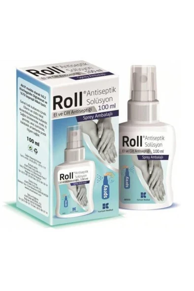 Roll Antiseptik Solüsyon 100 ml Sprey El Dezenfektanı ürün görseli 1