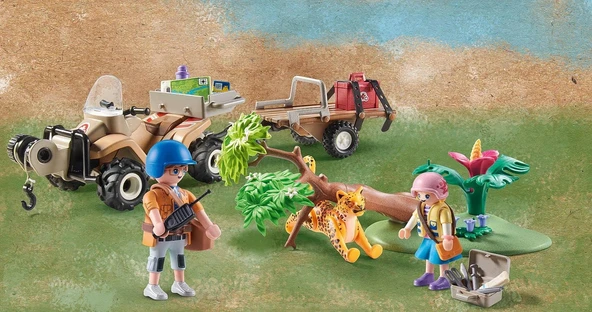 Playmobil Wiltopia Hayvan Kurtarma Aracı - 71011 - Resim 5