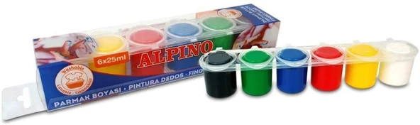 Alpino Parmak Boyası 6 Renk Set DD-002010 ürün görseli 1