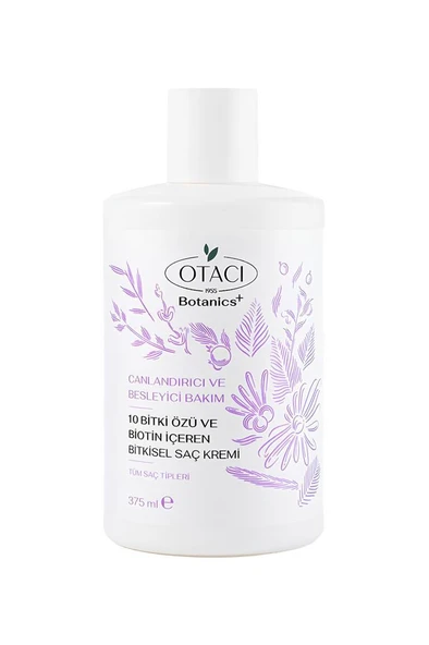 Otacı Botanics 10 Bitki Özü Canlandırıcı ve Besleyici 375 ml Saç Kremi ürün görseli 1