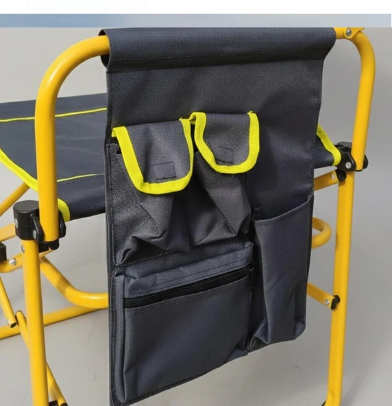 Madfox SitCommand G92 Katlanır Kamp Koltuğu Yellow Graphite - Resim 8