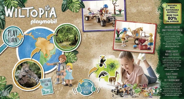Playmobil Wiltopia Hayvan Kurtarma Aracı - 71011 - Resim 4
