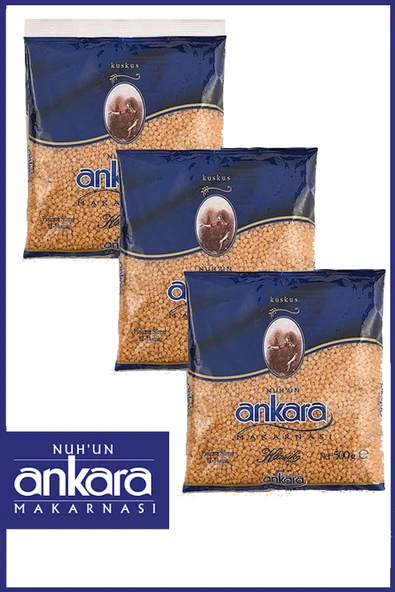 Nuh'un Ankara Kuskus Makarna 500 gr x 3 Adet ürün görseli 1
