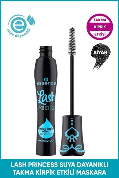 Essence Maskara Lash Princess Lash Lash Waterproff ürün görseli 1