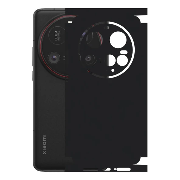 Xiaomi 15 Ultra ile Uyumlu 360 Arka Kaplama   Mat Siyah ürün görseli 1