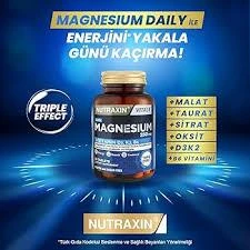 Nutraxin Magnesium Daily 60 Tablet - Resim 3