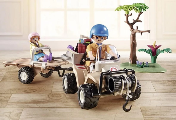 Playmobil Wiltopia Hayvan Kurtarma Aracı - 71011 - Resim 3