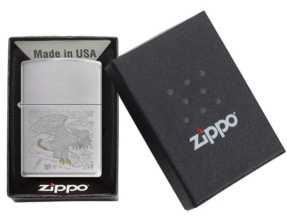 Zippo Eagle Tattoo Dizayn Çakmak - Resim 3