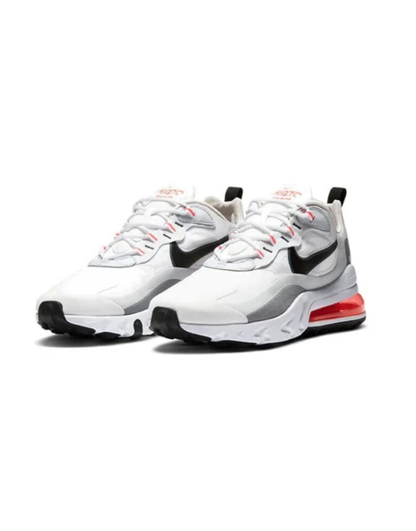NİKE AİR MAX 270 REACT WHİTE CRİMSON BLACK ürün görseli 1