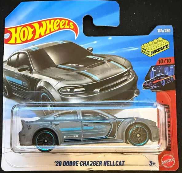 Hot Wheels Tekli Arabalar '20 Dodge Charger Hellcat JJJ87 (NightSpeed) ürün görseli 1