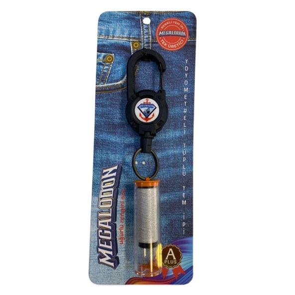Megaladon Çelik Telli Karabinalı Yem İpi ürün görseli 1