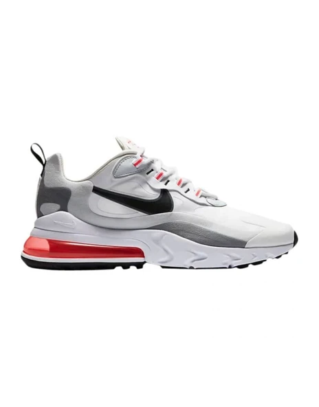 NİKE AİR MAX 270 REACT WHİTE CRİMSON BLACK - Resim 3