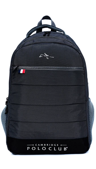 Cambridge Polo Club Minimalist Tasarım Unisex Çok Gözlü Sırt Çantası ürün görseli 1