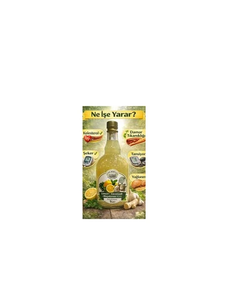 EMR KERVAN HERBS GARDEN 1000 ML LİMON-SARIMSAK- MAYDANOZ KÜRÜ ürün görseli 1