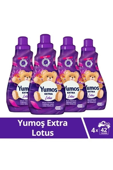 Yumoş Extra Lotus Yumuşatıcı 60 Yıkama 1.44 lt 4'lü ürün görseli 1