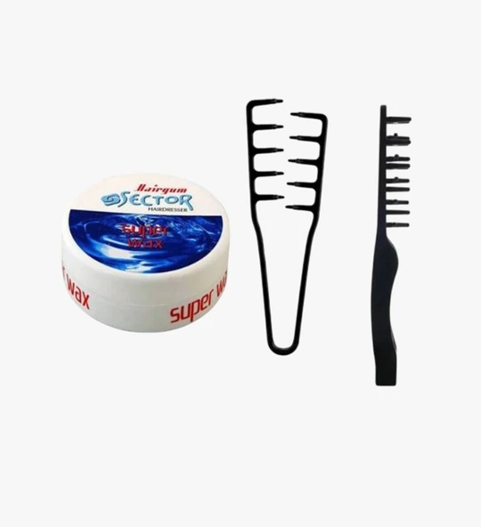Fontenay Sector Süper Wax Hairgum 150 Ml Ultra Sert Tutuş Wax + Mucizevi Tarak 2'li Set ürün görseli 1