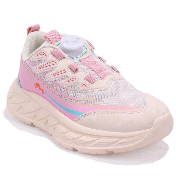Marco Kids 05-26Y518 Bej Pembe Ortopedik Günlük Kız Çocuk Spor Ayakkabı ürün görseli 1