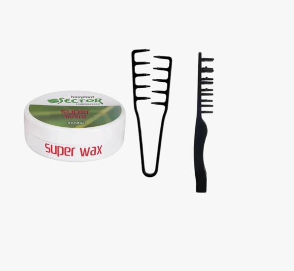 Fontenay Sector Hairplant Super Wax 150ML + Mucizevi Tarak 2'li Set ürün görseli 1