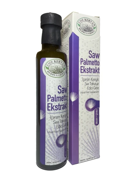 EMR KERVAN HERBS GARDEN 250ML SAW PALMETTO EKSTRAKT ürün görseli 1