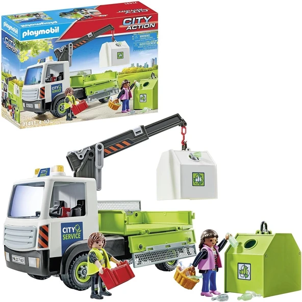 Playmobil Atık Konteyner Taşıma Kamyonu - 71431 ürün görseli 1