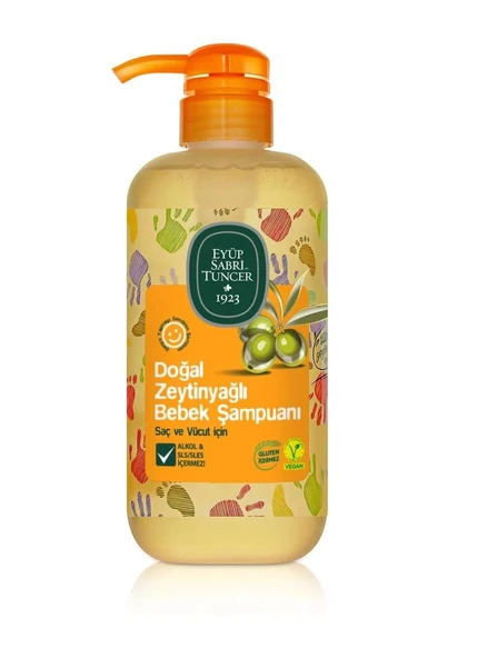 Doğal Zeytinyağlı Bebek Şampuanı 600 ml Şişe ürün görseli 1