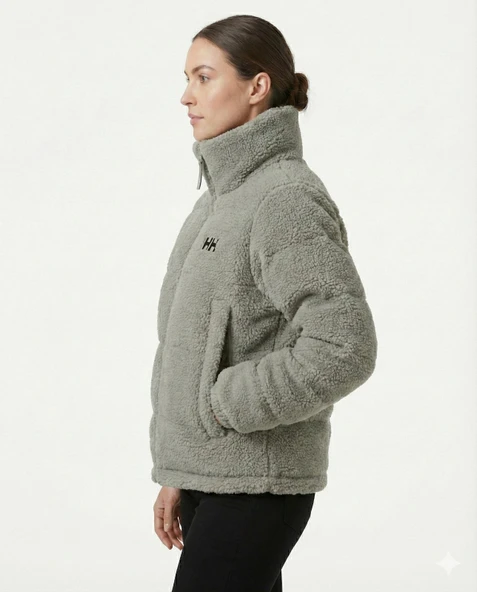 HELLY HANSEN W YU TEDDY PILE MONT - Resim 2