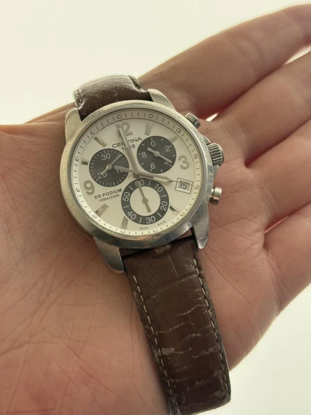 Certina Ds Podium 44mm Deri Kordon Erkek Kol Saati 2.El ürün görseli 1