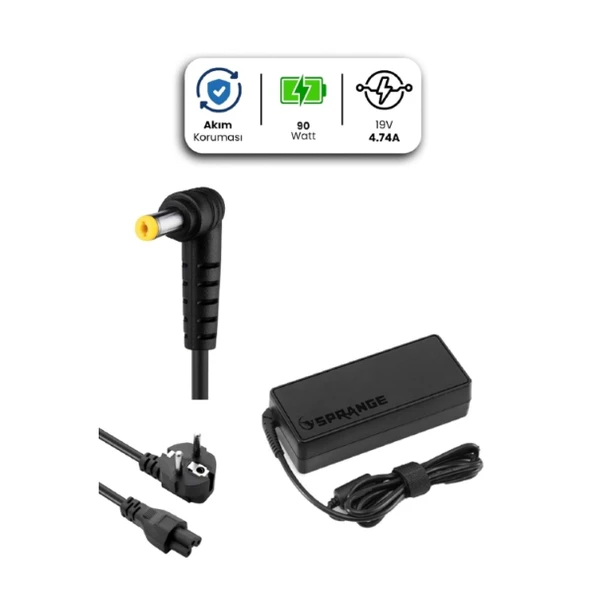 19V 4.74A 5.5 * 1.7mm 90W ACER İçin Laptop Adaptör ürün görseli 1