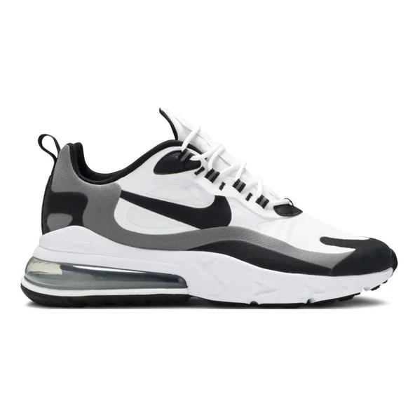 Nike Air Max 270 React White Black Metallic Pewter - Resim 2