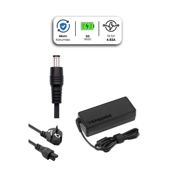 19.5V 4.62A 4.5 * 3.0mm 90W DELL İçin Laptop Adaptör ürün görseli 1