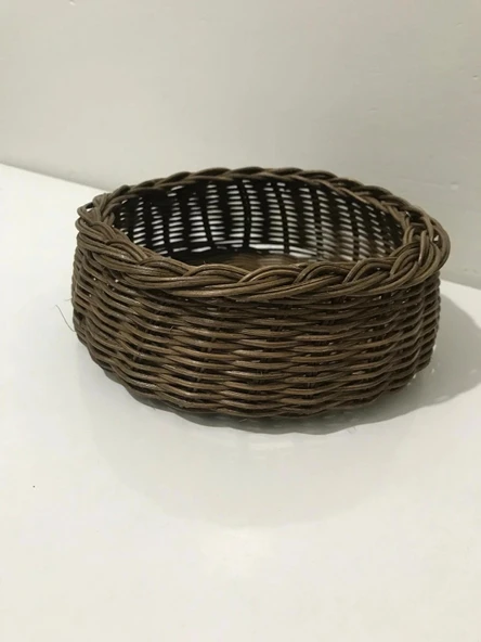 yuvarlak rattan sepet ürün görseli 1