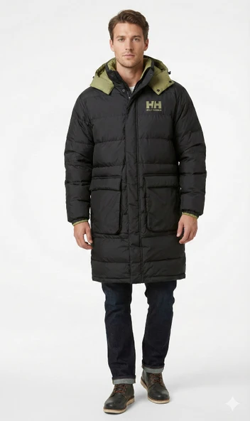 HELLY HANSEN YU REVERSIBLE TERSİ GİYİLEBİLİR COAT PALTO ürün görseli 1