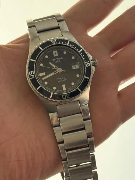 Certina Type X-02 46mm Çelik Kordon Erkek Kol Saati 2.El ürün görseli 1