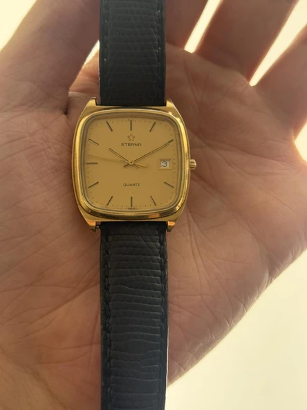 Eterna Deri Kordon Quartz Kadın Kol Saati 2.El ürün görseli 1