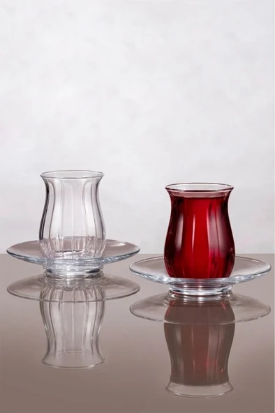 96572 Linka 6 Kişilik 12 Parça Cam Çay Bardağı Seti Takımı ürün görseli 1