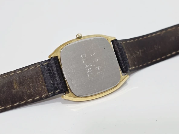 Eterna Deri Kordon Quartz Kadın Kol Saati 2.El - Resim 6