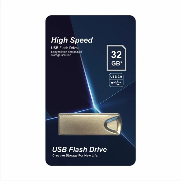 Elba 32GB Metal 2.0 USB Flash Bellek ürün görseli 1