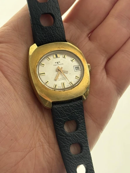 Technos 37,50mm Deri Kordon Erkek Kol Saati 2.El ürün görseli 1