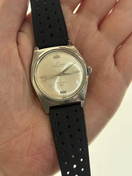 Jaquet Girard Airvac 400 38mm Deri Kordon Erkek Kol Saati 2.El ürün görseli 1