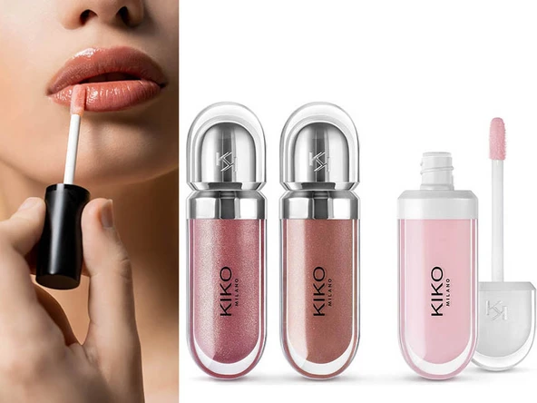 Kiko Lips Make Up Kit Glosy Lip Set - Resim 2