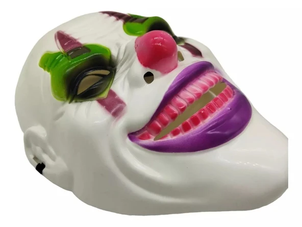Psikopat Palyaço Temalı Joker Maskesi - Resim 2