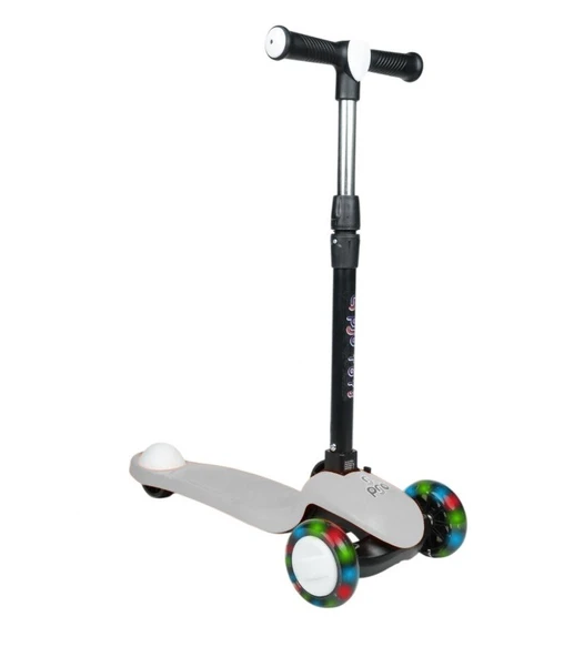 3+ Yaş Pro Scooter Işıklı Mat Gri Renkli ürün görseli 1