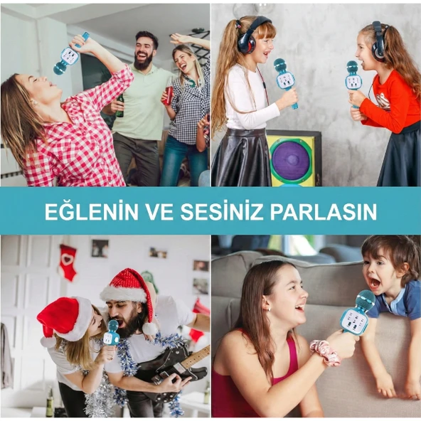 Eğlenceli Karaoke Mikrofonu - Çocuklar İçin ürün görseli 1