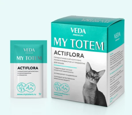 Veda Actiflora Kedi Probiyotik ve Prebiyotik Toz 30 Adet Saşe ürün görseli 1