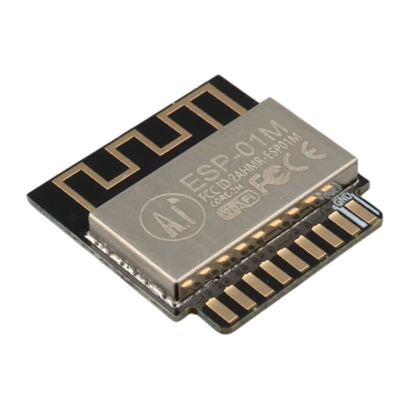 Ai-Thinker ESP-01M Wifi Modülü ESP8285 Çip Yerleşik Antenli Kablosuz Haberleşme Kartı ürün görseli 1