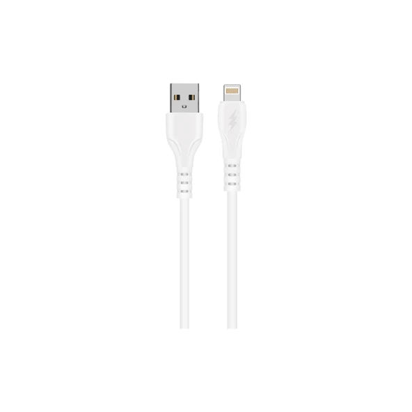 Lightning Şarj Kablosu 3A Hızlı Şarj USB iPhone Data ve Şarj Kablosu ürün görseli 1