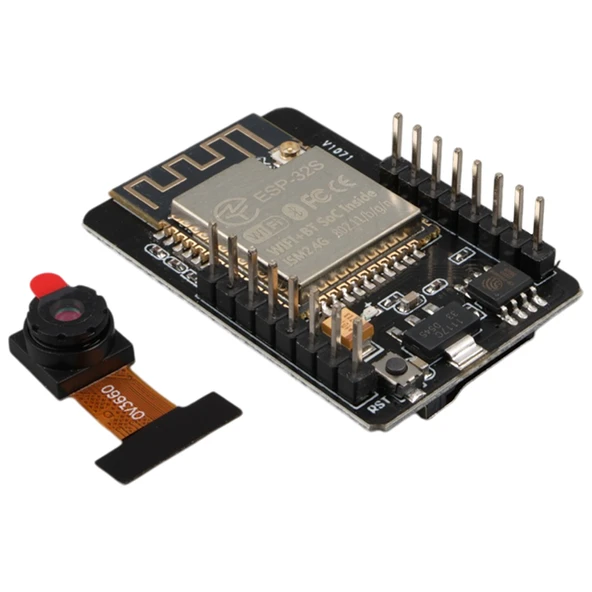 ESP32-CAM 3660S Wifi Bluetooth Geliştirme Kartı Dahili Kamera Ve Micro SD Kart Harici Anten Girişli Modül ürün görseli 1
