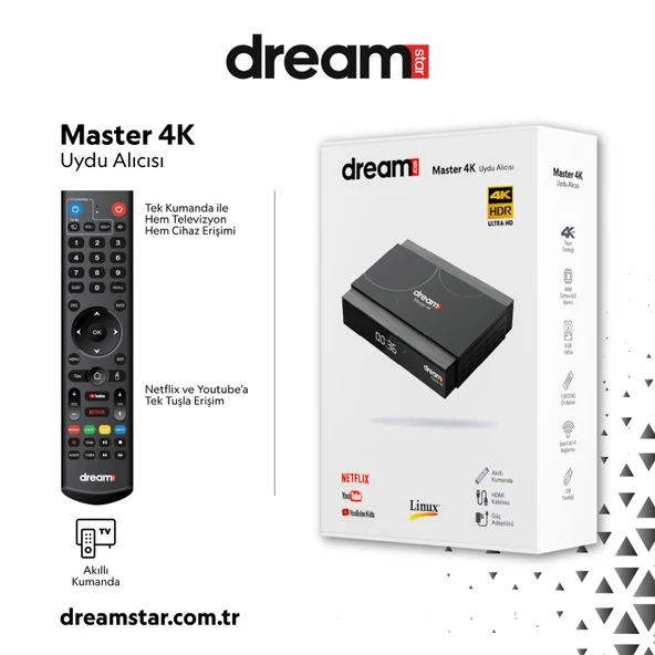 DREAMSTAR MASTER 4K UYDU ALICI.. - Resim 2