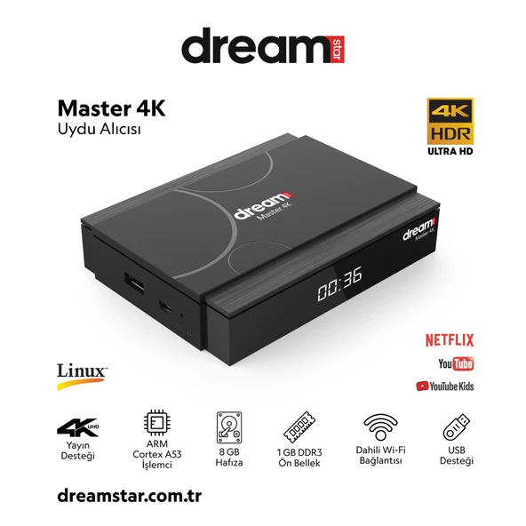DREAMSTAR MASTER 4K UYDU ALICI.. - Resim 5