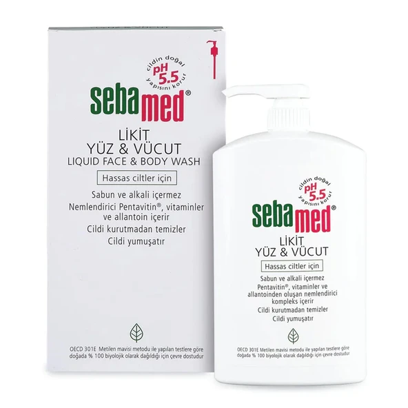 Sebamed Likit Yüz ve Vücut Temizleyici 1000 ml. ürün görseli 1